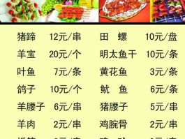 陕西烧烤菜单品种大全(陕西烧烤菜单品种大全图片)
