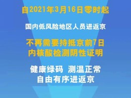 外地返京人员最新规定(外地返京人员最新规定9月)