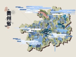 贵州景点地图(贵州景点地图分布图)