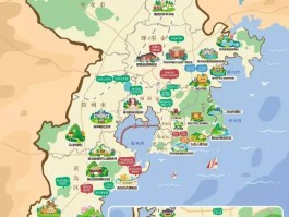 青岛景点地图分布图高清(青岛必到十大景点)