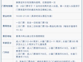 迪斯尼乐园门票(上海迪士尼乐园门票)