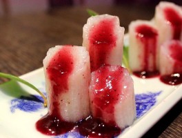 蓝莓山药的做法(蓝莓山药的做法和摆盘视频)