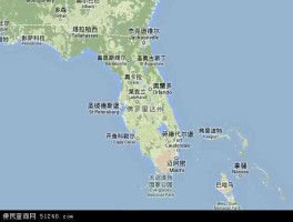 佛罗里达地图(佛罗里达地图全图)