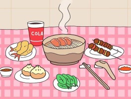 各地传统美食简笔画(全国各地特色美食简笔画)