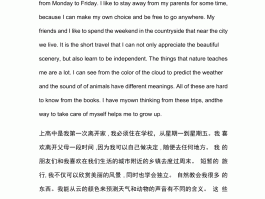 旅行回到家的心情作文英语(旅行回到家的心情作文英语带翻译)