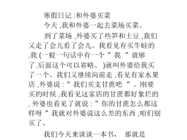写一篇寒假旅游的日记(写一篇寒假旅游的日记300字)