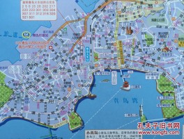 青岛旅游景点地图(青岛旅游景点地图标记)