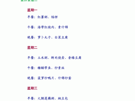 高三学生食谱(高三学生食谱大全图片)