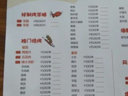 长垣烧烤菜单品种大全图片(长垣烧烤菜单品种大全图片及价格)