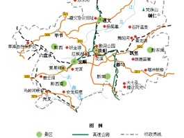 贵州旅游地图景点分布图(贵州旅游地图景点分布图片)