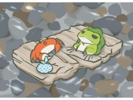 旅行青蛙蜜蜂吃完东西的心情的简单介绍