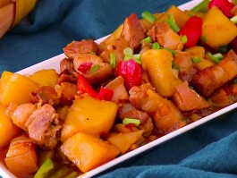 五花肉烧土豆(五花肉烧土豆片)