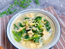 菠菜鸡蛋汤(菠菜鸡蛋汤图片)