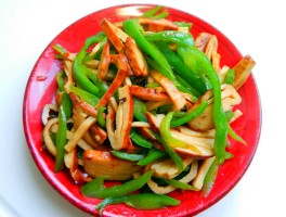 青椒炒豆腐干(青椒炒豆腐干热量)
