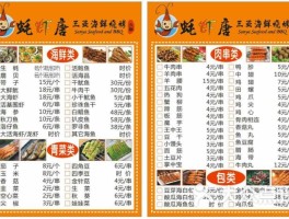 武陟烧烤菜单品种大全(武陟烧烤菜单品种大全图片)